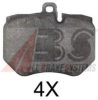 AUDI 4F0698151E Brake Pad Set, disc brake